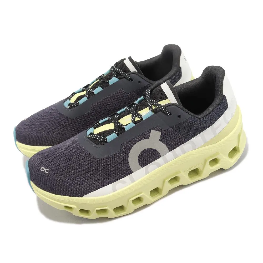 On Running 昂跑 慢跑鞋 Cloudmonster 男鞋 冰霜灰 黑 緩衝 厚底 推進板 休閒鞋 運動鞋 6197728 歷史價格詳細信息