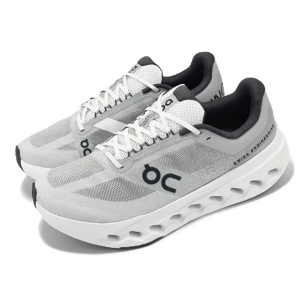On Running 昂跑 慢跑鞋 Cloudsurfer Next 女鞋 寬楦 冰川灰 白 緩衝 訓練 休閒 運動鞋 3WE30200070 歷史價格詳細信息