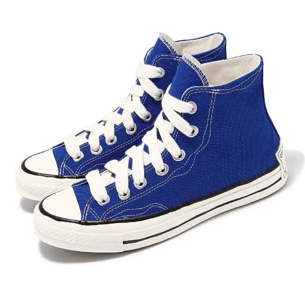 Converse 休閒鞋 Chuck 70 HI 1970 幽藍色 米白 帆布鞋 高筒 男女鞋【ACS】 A03437C 歷史價格詳細信息