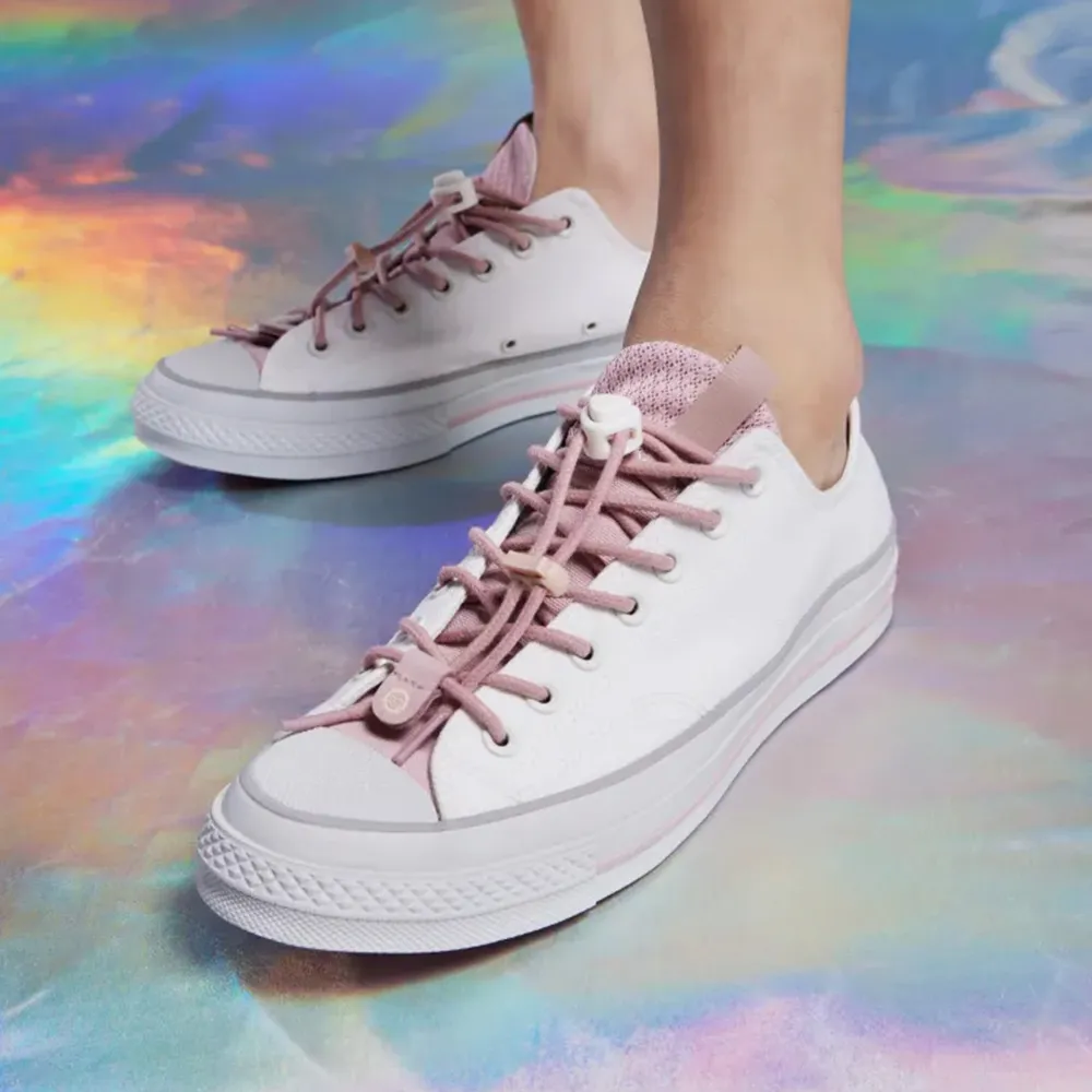 Converse 女子 粉白 休閒 圓領 短袖 上衣 10004437-A02 歷史價格詳細信息