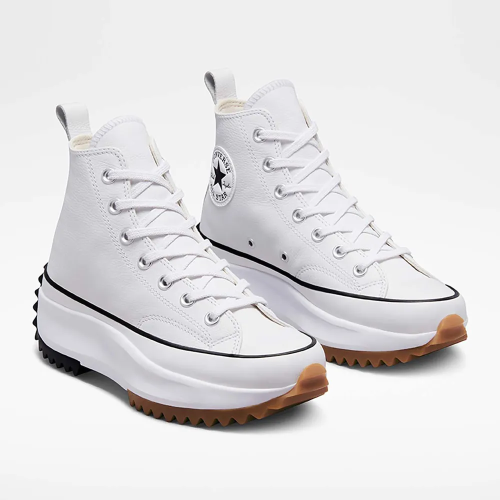 【CONVERSE】休閒鞋 男鞋 女鞋 皮革 高筒 厚底 RUN STAR HIKE HI 白 A04293C 歷史價格詳細信息