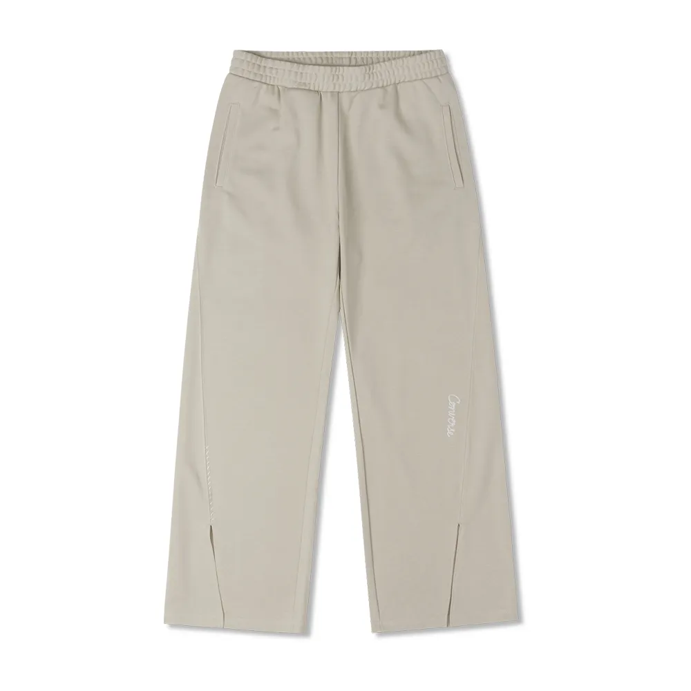 CONVERSE 長褲 CHAIN STITCH WIDE LEG PANTS 女 10025517-A03 灰色 歷史價格詳細信息
