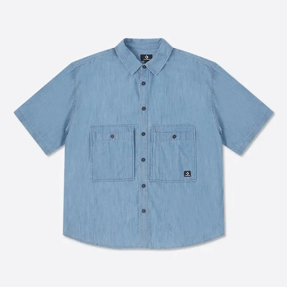 【CONVERSE】WORDMARK UTILITY LS SHIRT 長袖襯衫 男 灰米色_10027258-A02 歷史價格詳細信息