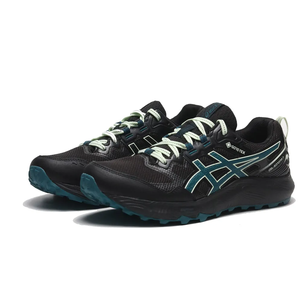 ASICS 慢跑鞋 GEL-SONOMA 7 黑綠橘 GTX 全防水 越野鞋 男 1011B593020 歷史價格詳細信息