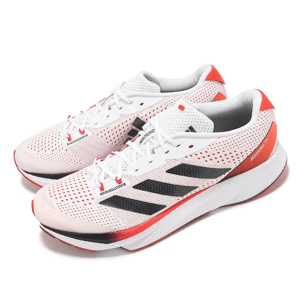 adidas 慢跑鞋 Adizero SL 黑 白 紅 愛迪達 路跑 運動鞋 男鞋 女鞋【ACS】 ID6926 歷史價格詳細信息