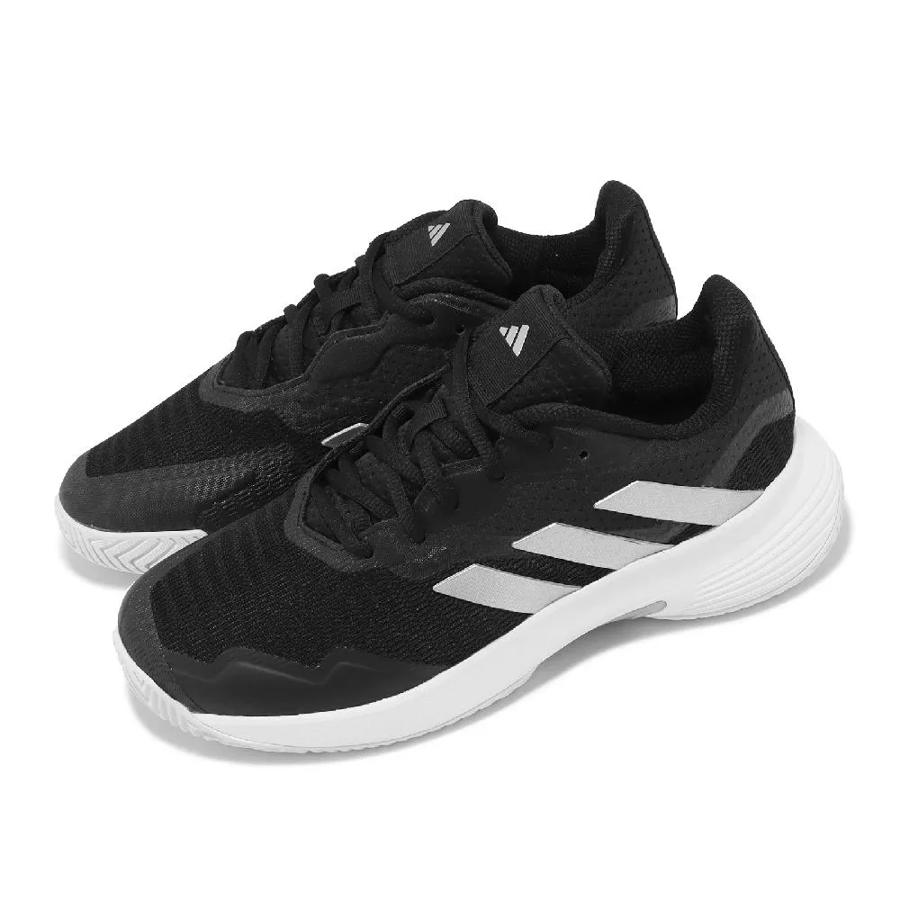adidas 愛迪達 網球鞋 CourtJam Control 3 W 女鞋 白 銀 緩衝 抓地 運動鞋 ID2457 歷史價格詳細信息