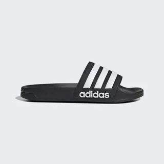 Adidas ADILETTE 黑 經典 LOGO 海綿 運動 運動拖鞋 男女款NO.H4398【新竹皇家GZ5896】 歷史價格詳細信息
