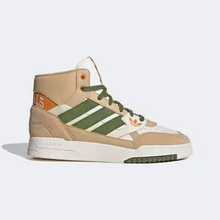 Adidas Drop Step SE ID1001 男 休閒鞋 運動 復古 三葉草 皮革 拼接 高筒 奶茶 綠 價格比較,價格查詢,歷史價格詳細信息