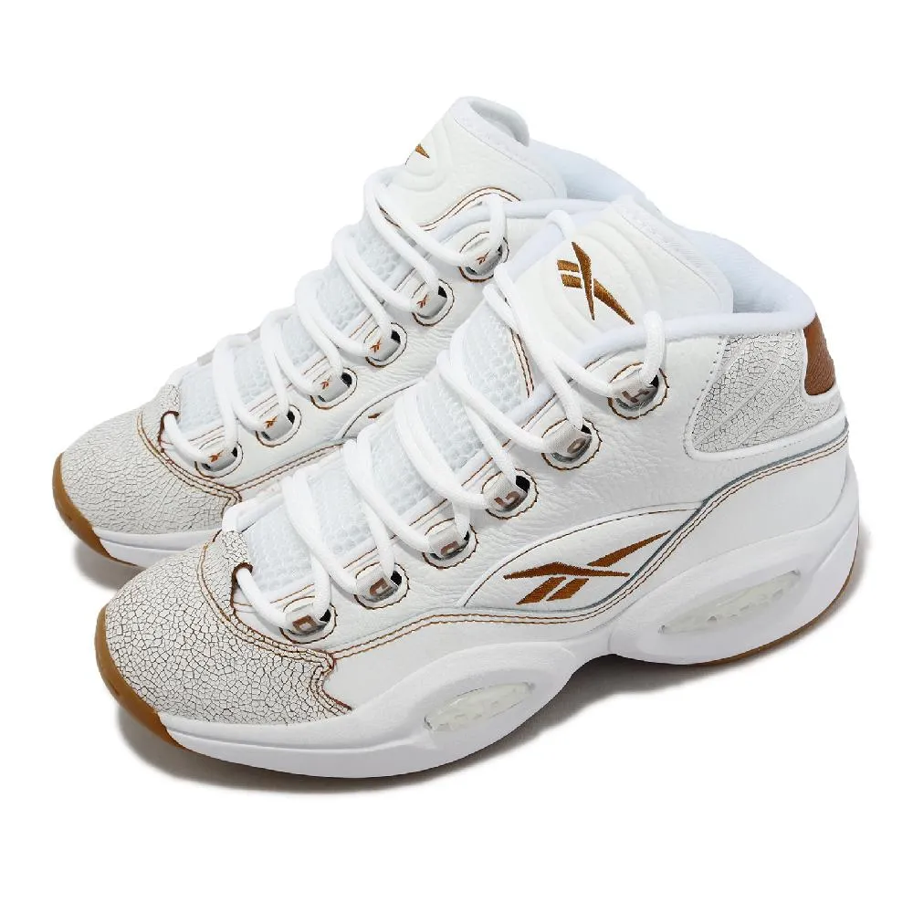 Reebok 籃球鞋 Question Mid 白 黑 Why Not Us 黑頭 男鞋 艾佛森【ACS】 GX5260 歷史價格詳細信息