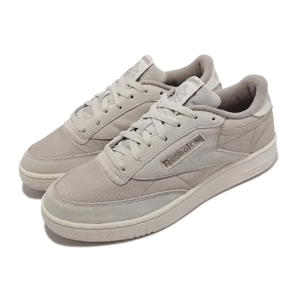 Reebok 休閒鞋 Club C 85 Vegan 白 灰 小白鞋 男鞋 運動鞋 百搭款【ACS】 100033093 歷史價格詳細信息
