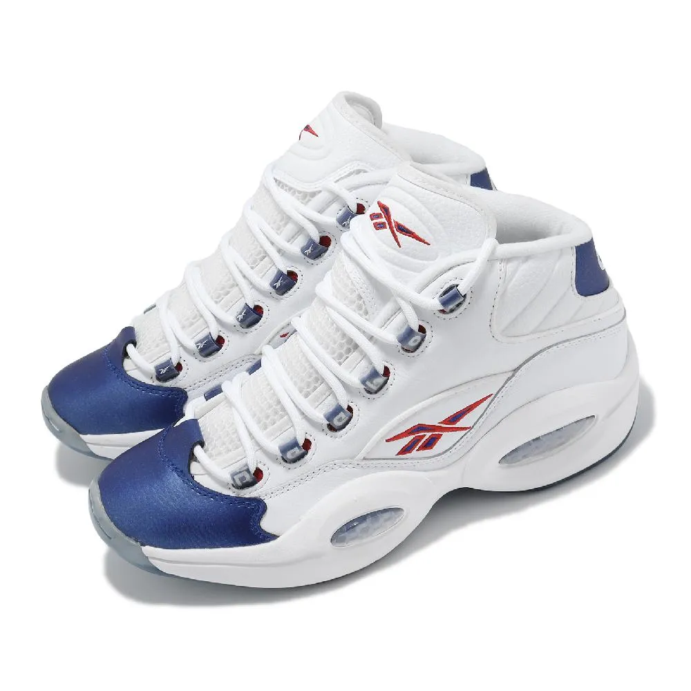Reebok 籃球鞋 Question Mid 白 黑 Why Not Us 黑頭 男鞋 艾佛森【ACS】 GX5260 歷史價格詳細信息