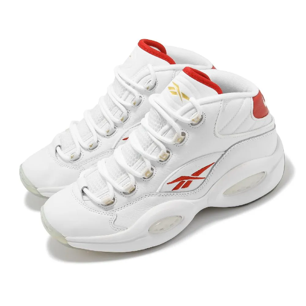 Reebok 籃球鞋 Question Mid 白 黑 Why Not Us 黑頭 男鞋 艾佛森【ACS】 GX5260 歷史價格詳細信息