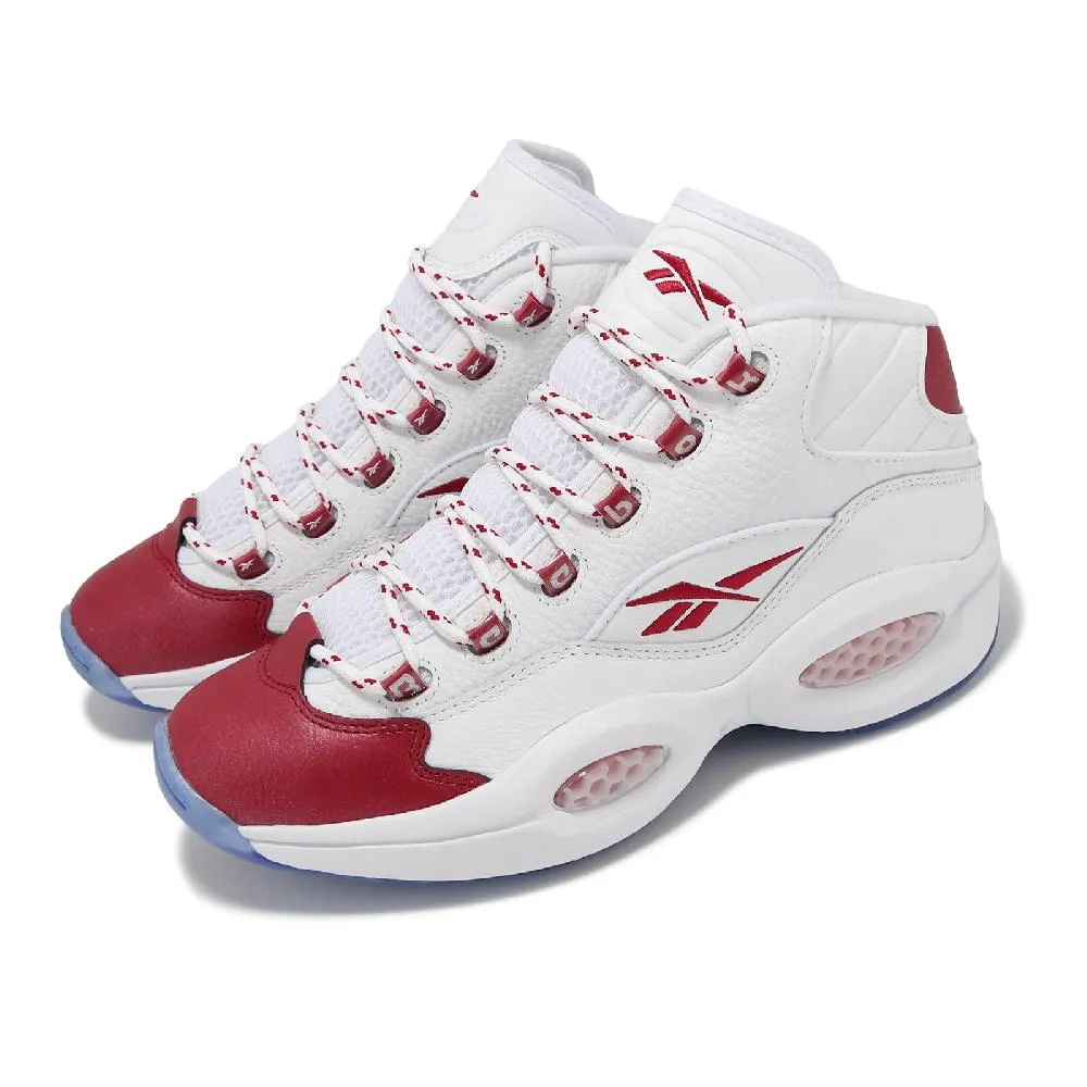 Reebok 籃球鞋 Question Mid 白 黑 Why Not Us 黑頭 男鞋 艾佛森【ACS】 GX5260 歷史價格詳細信息