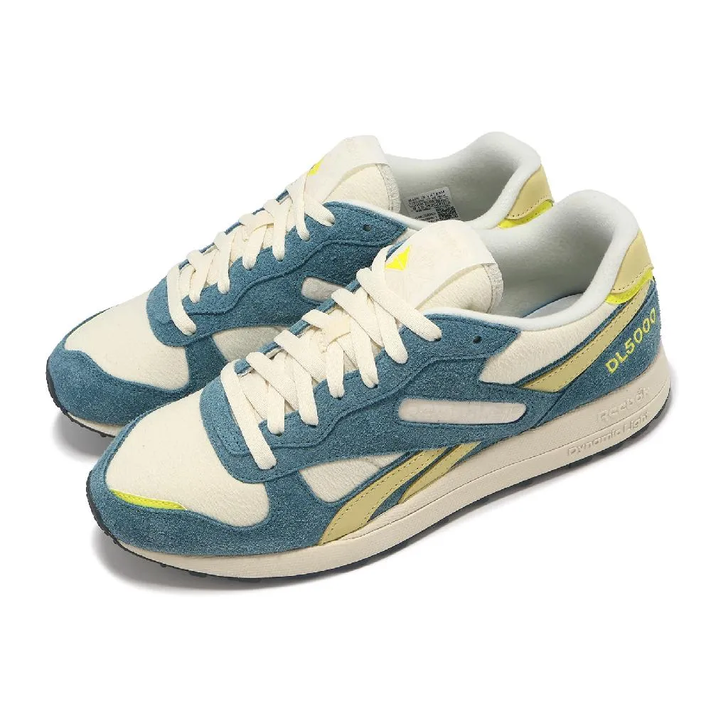 Reebok DL5000 [100200785] 男女 休閒鞋 經典 復古 慢跑 麂皮 緩震 舒適 穿搭 藍綠 米 歷史價格詳細信息