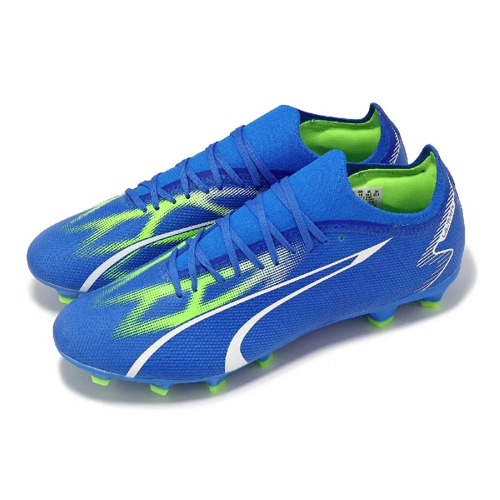 Puma 足球鞋 Ultra Play FG/AG 螢光綠 黑 輕量 短草皮球場 男鞋【ACS】 10690701 歷史價格詳細信息