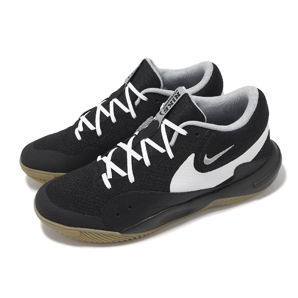Nike 耐吉 排球鞋 Omni Multi-Court GS 大童鞋 女鞋 黑 綠 室內運動鞋 羽桌球 DM9027-003 歷史價格詳細信息