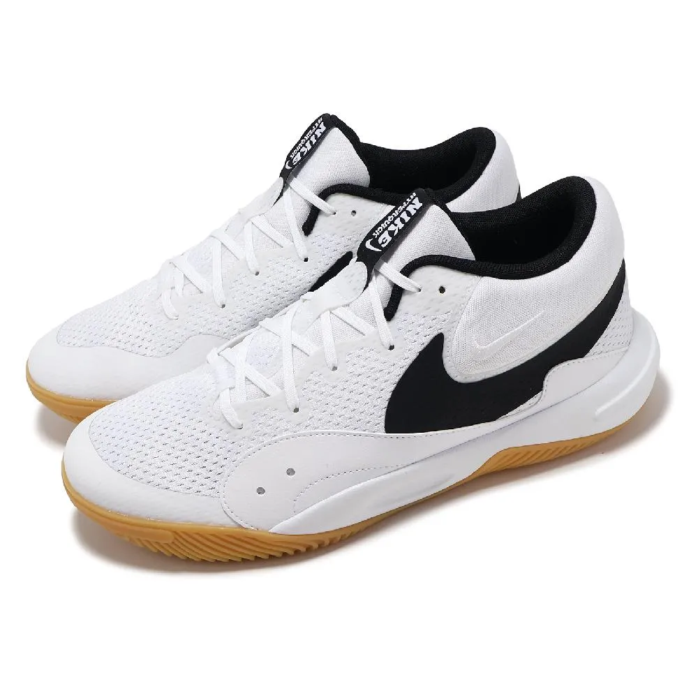Nike 耐吉 排球鞋 Omni Multi-Court GS 大童鞋 女鞋 黑 綠 室內運動鞋 羽桌球 DM9027-003 歷史價格詳細信息