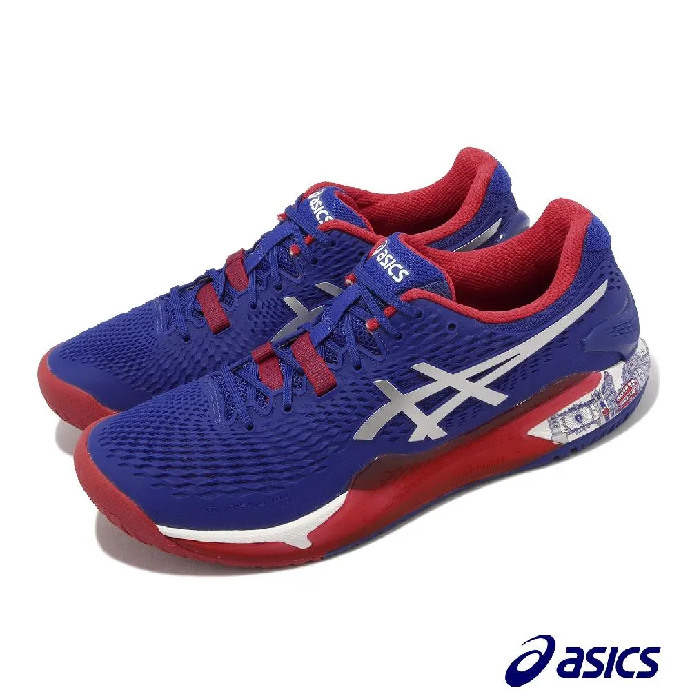 Asics 網球鞋 Gel-Resolution 8 藍 紅 男鞋 專業 1041A079-400 亞瑟士 【ACS】 歷史價格詳細信息