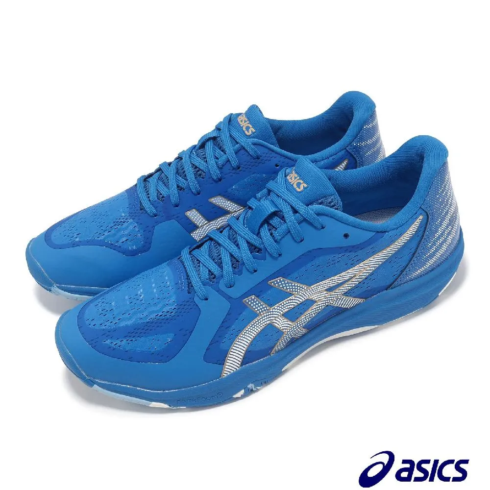 Asics 亞瑟士 桌球鞋 Attack Excounter 2 男鞋 藍 紅 透氣 輕量 室內運動 運動鞋 1073A002404 歷史價格詳細信息