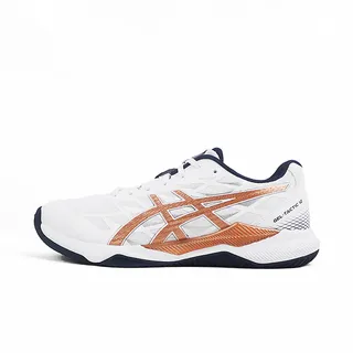 Asics Gel-tactic 12 2E 1073A059-402 男 排球鞋 寬楦 室內運動 穩定 深藍 橘 歷史價格詳細信息