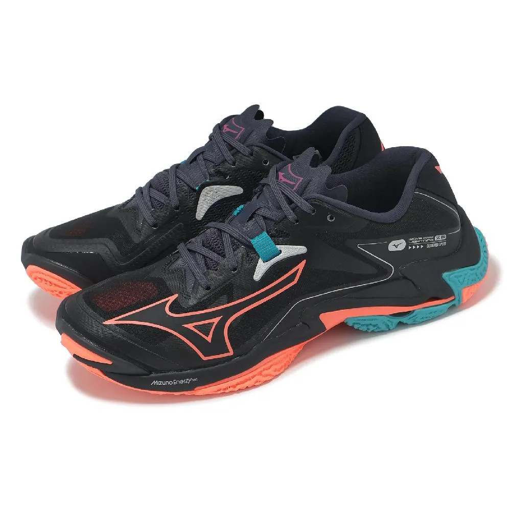 排球鞋 Wave Lightning Z8 Mid 男鞋 白藍 中筒 輕量 室內運動 羽排鞋 V1GA2405-97 歷史價格詳細信息