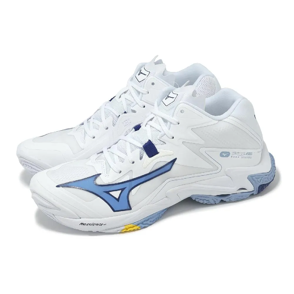 排球鞋 Wave Lightning Z8 Mid 男鞋 白藍 中筒 輕量 室內運動 羽排鞋 V1GA2405-97 價格比較,價格查詢,歷史價格詳細信息