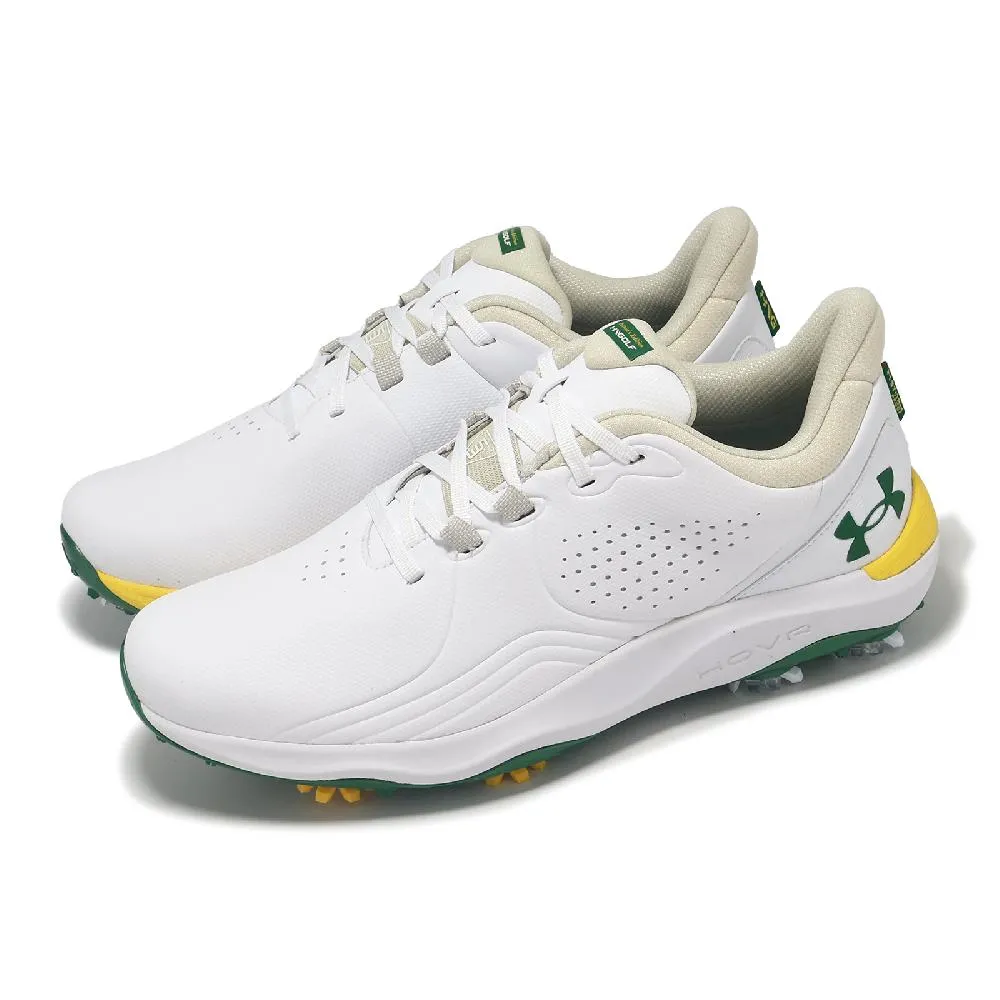 【UNDER ARMOUR】UA 男 Drive Pro SL 寬楦高爾夫球鞋 運動鞋_3026921-100(白色) 歷史價格詳細信息
