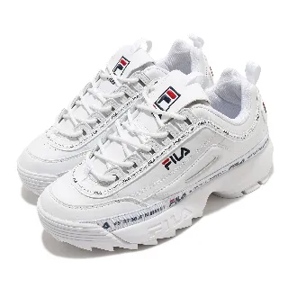 FILA 休閒鞋 DISRUPTER 2 全白 厚底 鋸齒 老爹鞋 女 4C608X125 歷史價格詳細信息