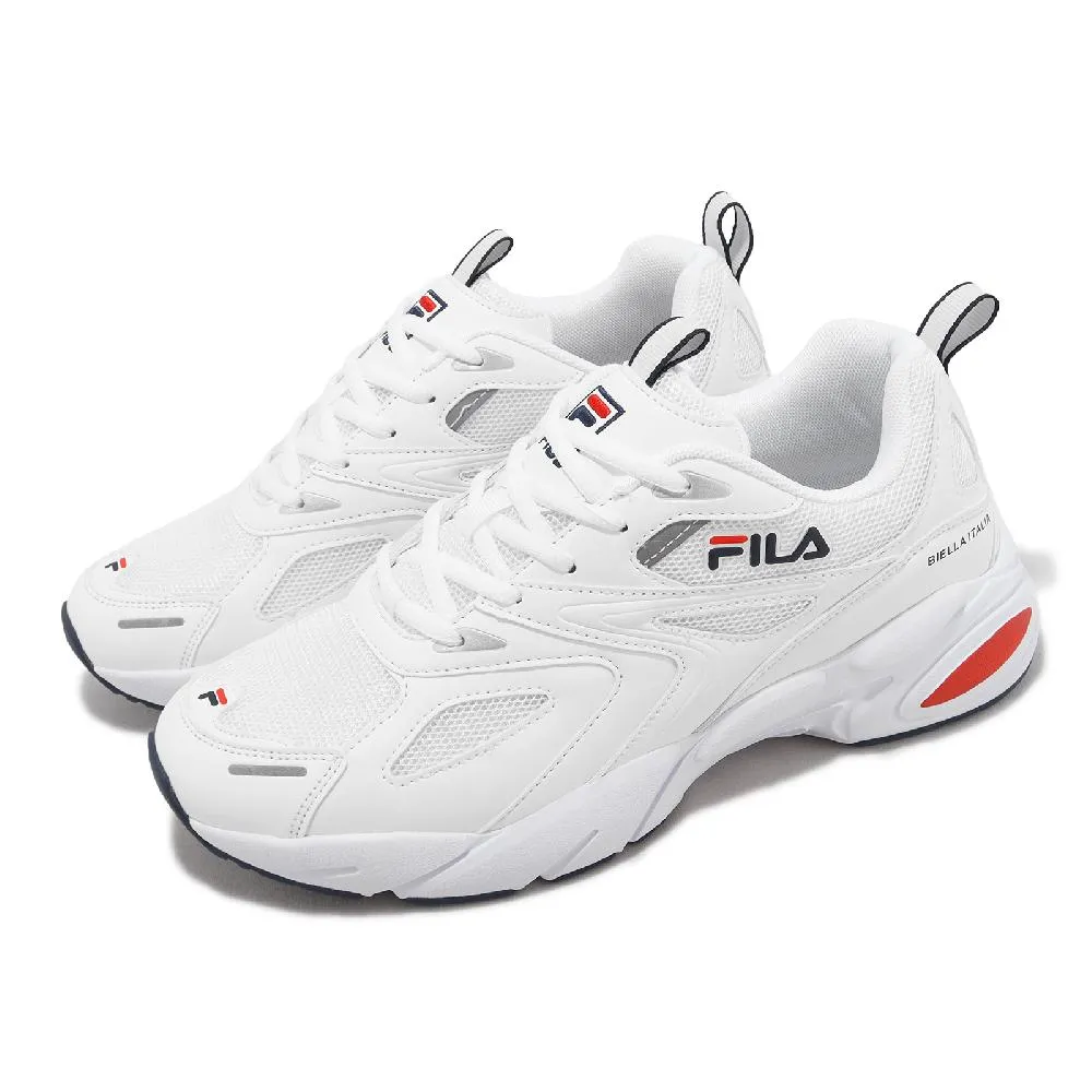 Fila 斐樂 休閒鞋 Defender 男鞋 白 深藍 厚底 增高 老爹鞋 1J907X123 歷史價格詳細信息