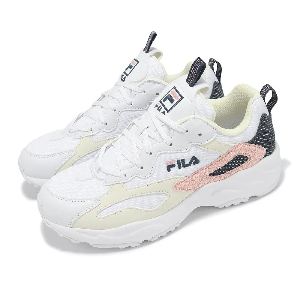 【FILA】休閒鞋 Ray 男鞋 女鞋 白 低筒 厚底 增高 老爹鞋 小白鞋 斐樂(4C625Y100) 歷史價格詳細信息