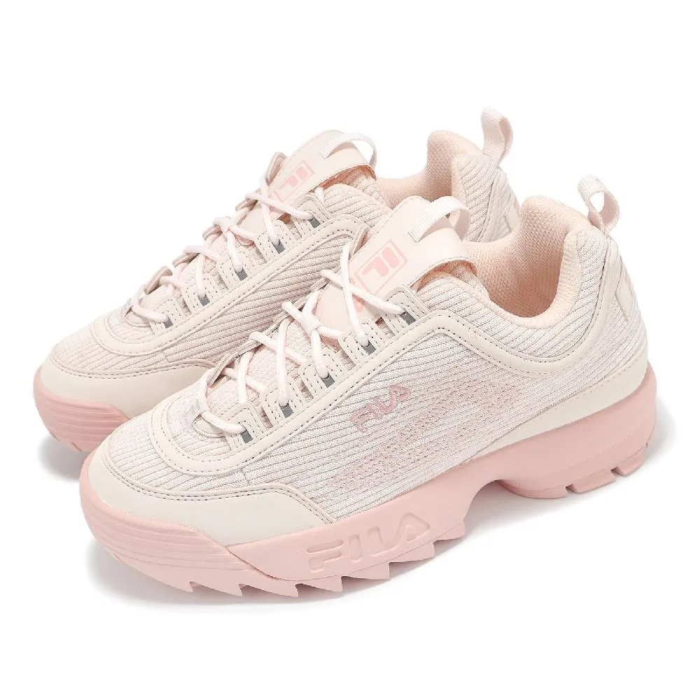 Fila 斐樂 休閒鞋 Disruptor Zero 女鞋 米白 煉乳白 厚底 增高 皮革 鋸齒底 5XM01515101 歷史價格詳細信息