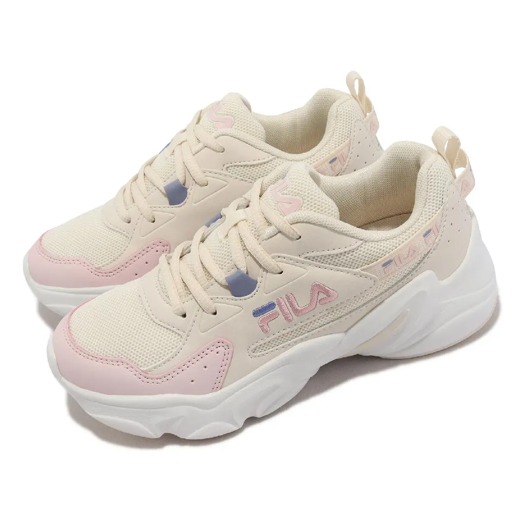 Fila 休閒鞋 Hidden Tape 5 米白 粉紅 燕麥奶 復古 慢跑鞋 女鞋 老爹鞋 ACS 5J929W177 歷史價格詳細信息