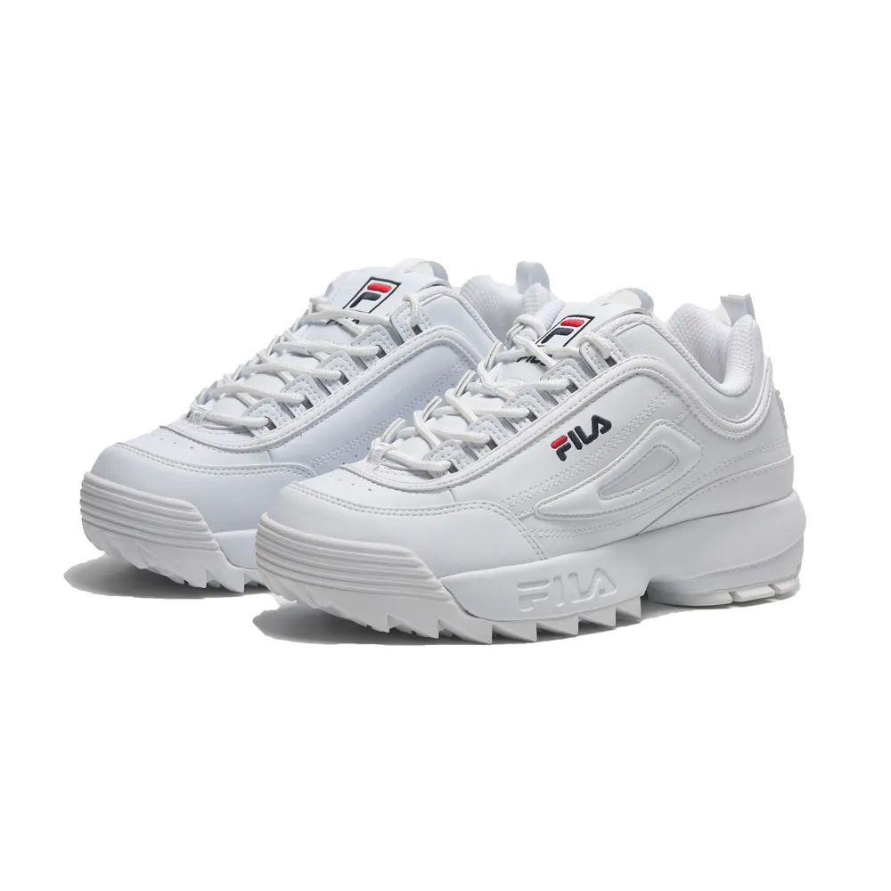 Fila 老爹鞋 Disruptor 2 白 復古 女鞋 膠底 增高 厚底 韓國款 【ACS】 4C113T119 歷史價格詳細信息