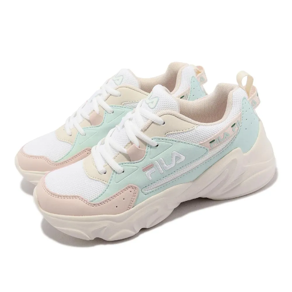 Fila 休閒鞋 Hidden Tape 5 米白 粉紅 燕麥奶 復古 慢跑鞋 女鞋 老爹鞋 ACS 5J929W177 歷史價格詳細信息