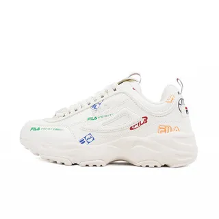 FILA 休閒鞋 DISTRACER 米白 滿版LOGO 復古 老爹鞋 女 5C112Y166 歷史價格詳細信息