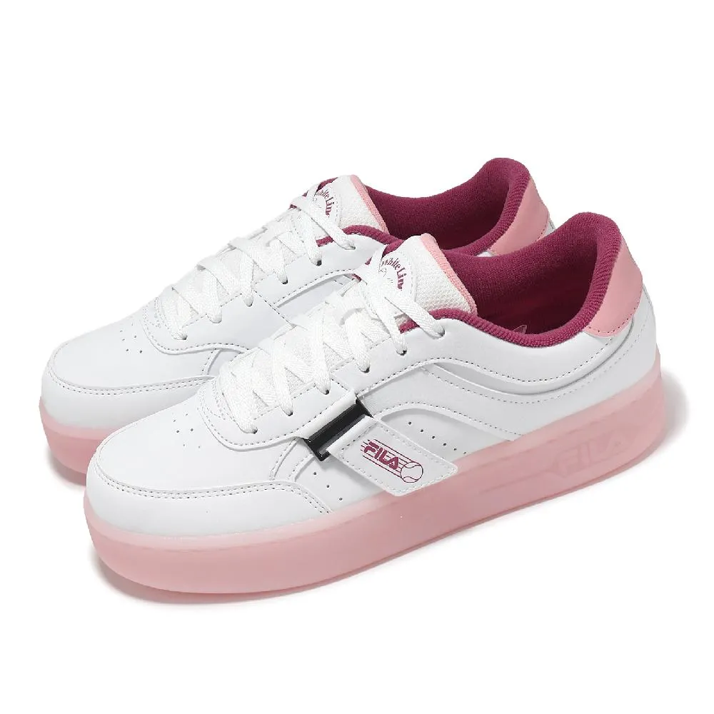 FILA 休閒鞋 JELLY 米白棕 果凍底 復古 緞帶 女 5C336Y177 歷史價格詳細信息