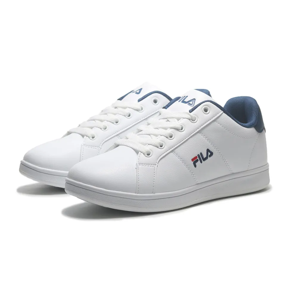 FILA 休閒鞋 白 藍紅 草寫LOGO 小白鞋 女 4C304X123 歷史價格詳細信息