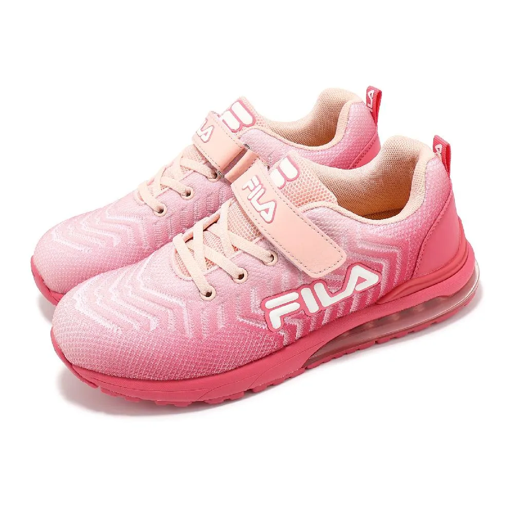 Fila 斐樂 慢跑鞋 J822Y 大童 女鞋 粉 白 緩衝 旋鈕 拼接 運動鞋 3J822Y251 歷史價格詳細信息