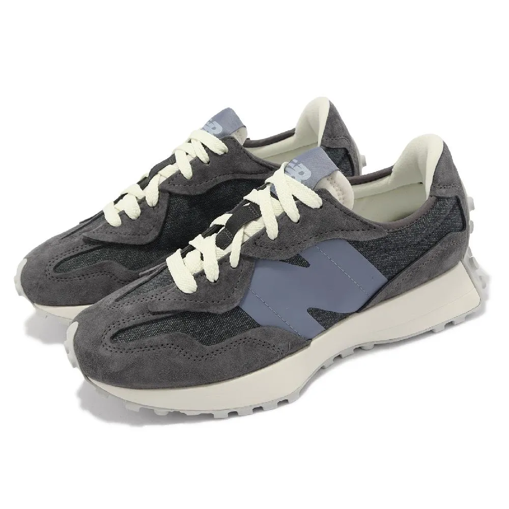 休閒鞋 327 男鞋 深灰 藍 麂皮 帆布 大N 復古 運動鞋 NB U327WPC-D 歷史價格詳細信息