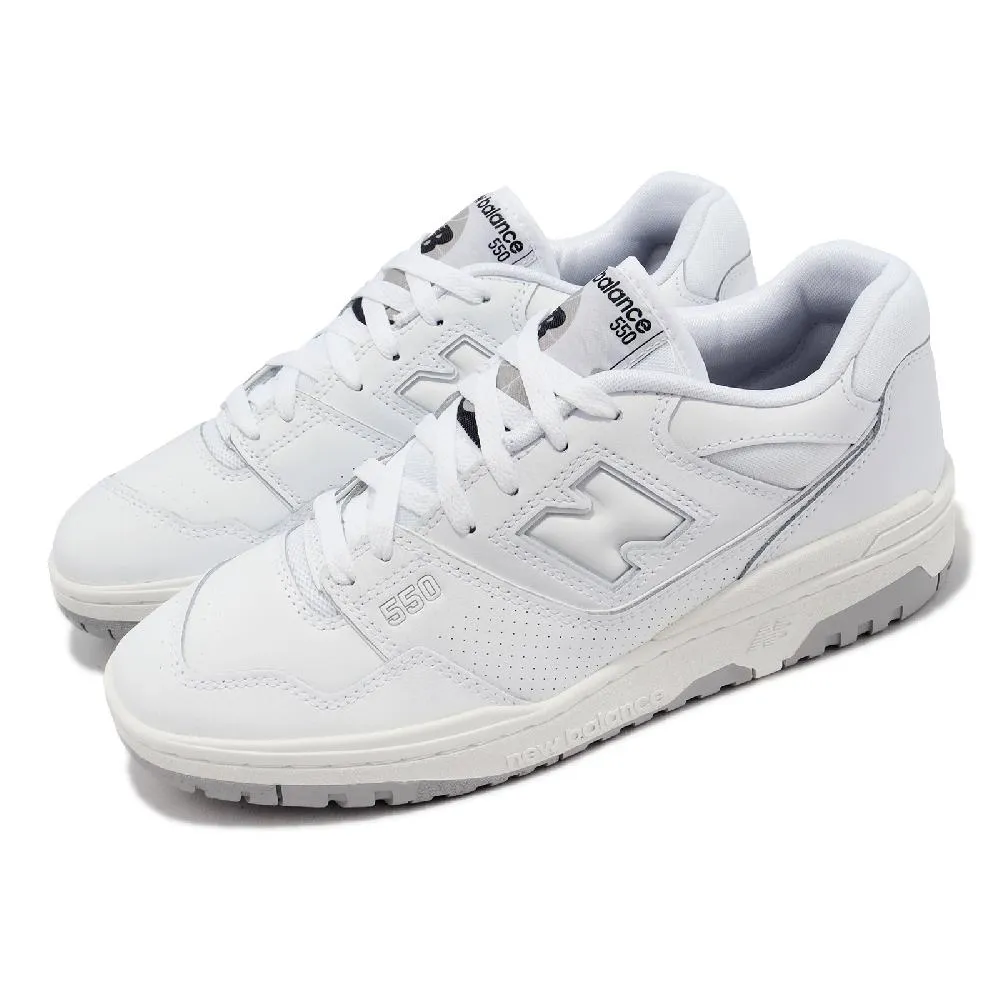 New Balance 紐巴倫 休閒鞋 550 男鞋 女鞋 白 石板灰 復古 膠底 NB IU 著用款 BB550ESC-D 歷史價格詳細信息