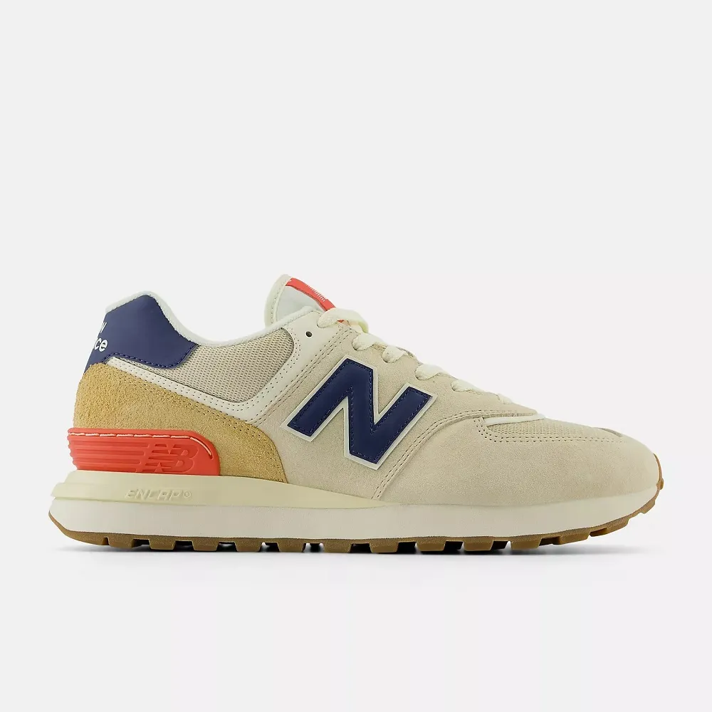 New Balance U574LGNV 男女 復古鞋 運動 休閒 D楦 NB 574 舒適 耐穿 緩震 米 深藍 歷史價格詳細信息