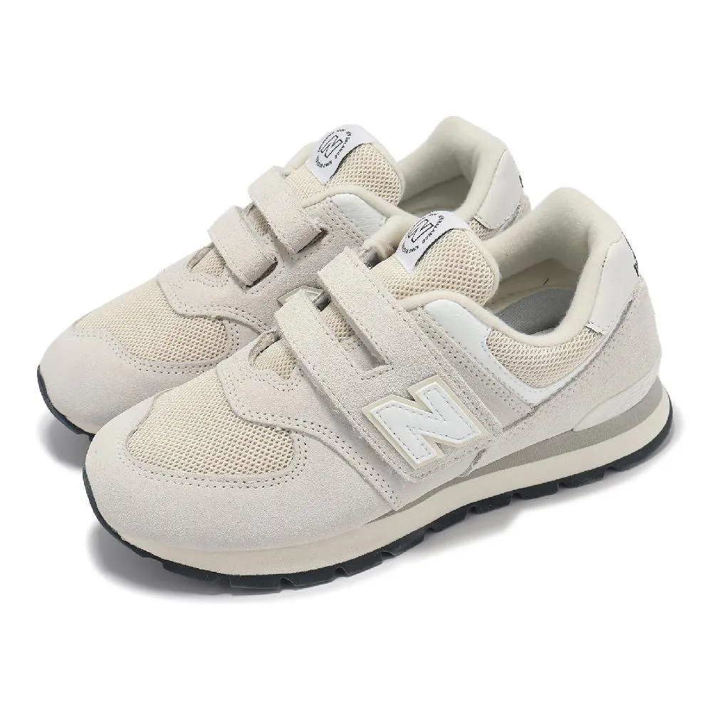 New Balance 紐巴倫 休閒鞋 574 中童 寬懸 灰 白 小朋友 麂皮 魔鬼氈 運動鞋 NB PV574GBG-W 歷史價格詳細信息