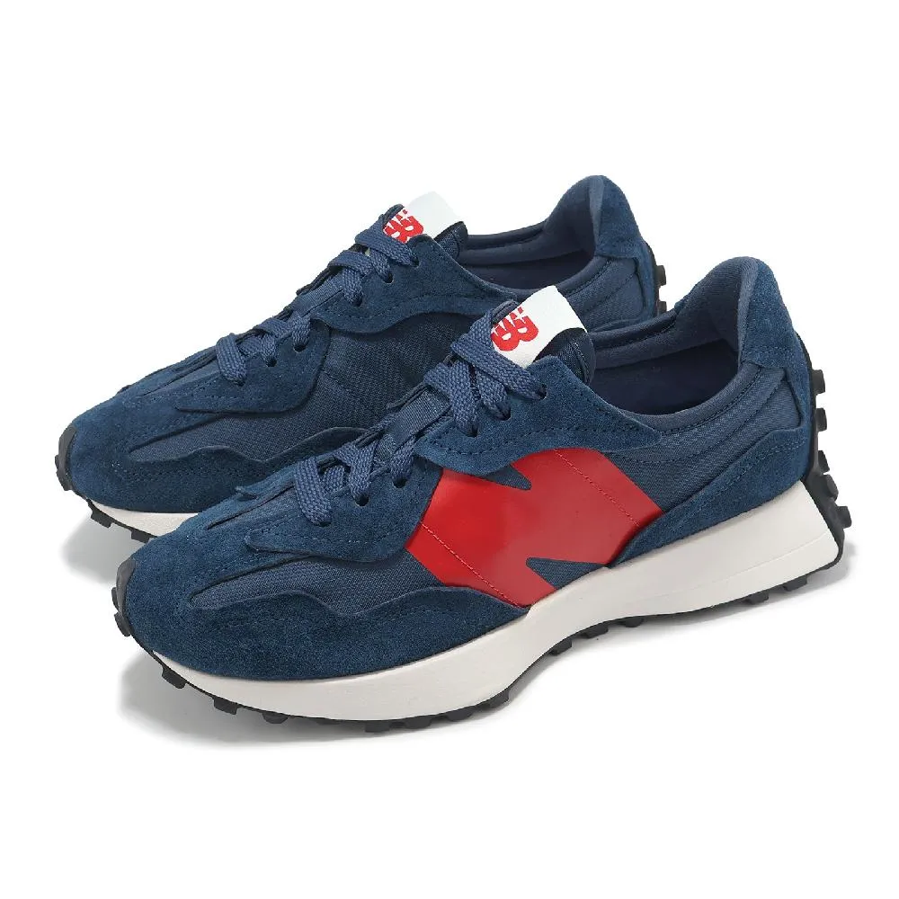 休閒鞋 327 男鞋 藍 灰 復古 麂皮 帆布 大N 運動鞋 NB U327WPB-D 歷史價格詳細信息