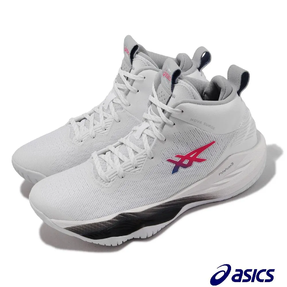 Asics Nova Surge 2 男鞋 紅白 紅色 白色 白 紅白色 緩震 回彈 亞瑟士 籃球鞋 實戰 男女 情侶 歷史價格詳細信息