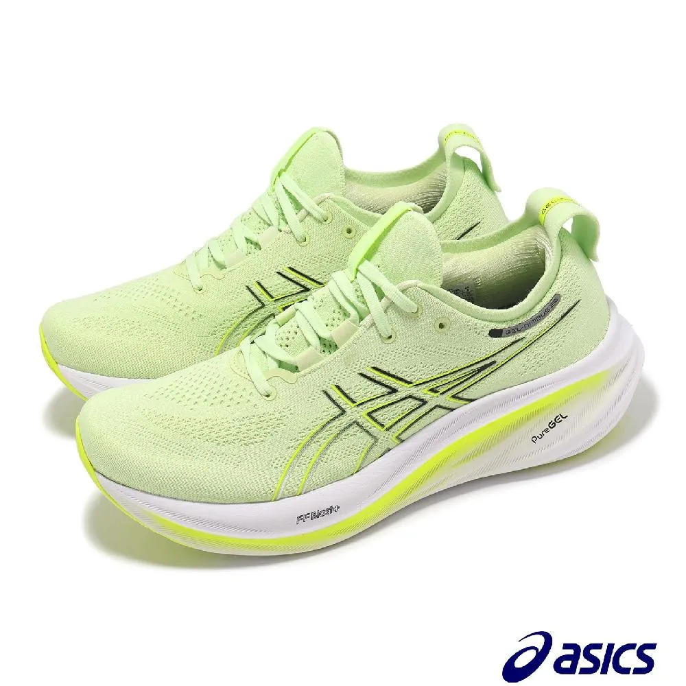 Asics 亞瑟士 慢跑鞋 GEL-Nimbus 26 男鞋 女鞋 藍 綠 緩衝 厚底 針織 運動鞋 1011B794402 歷史價格詳細信息