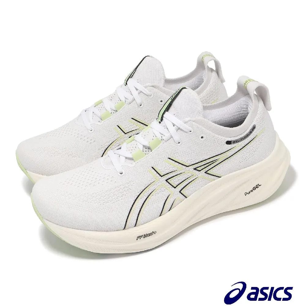 Asics 亞瑟士 慢跑鞋 GEL-Nimbus 26 男鞋 女鞋 藍 綠 緩衝 厚底 針織 運動鞋 1011B794402 歷史價格詳細信息