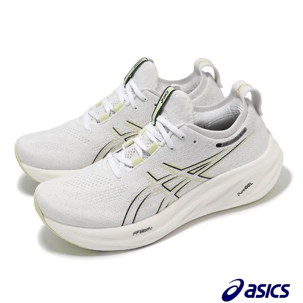 Asics 亞瑟士 慢跑鞋 GEL-Nimbus 26 男鞋 女鞋 藍 綠 緩衝 厚底 針織 運動鞋 1011B794402 歷史價格詳細信息
