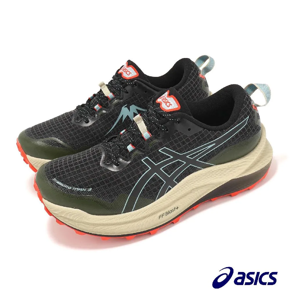 Asics 亞瑟士 越野跑鞋 Trabuco Max 3 男鞋 螢光綠 厚底 緩衝 弧形大底 戶外 運動鞋 1011B800300 歷史價格詳細信息