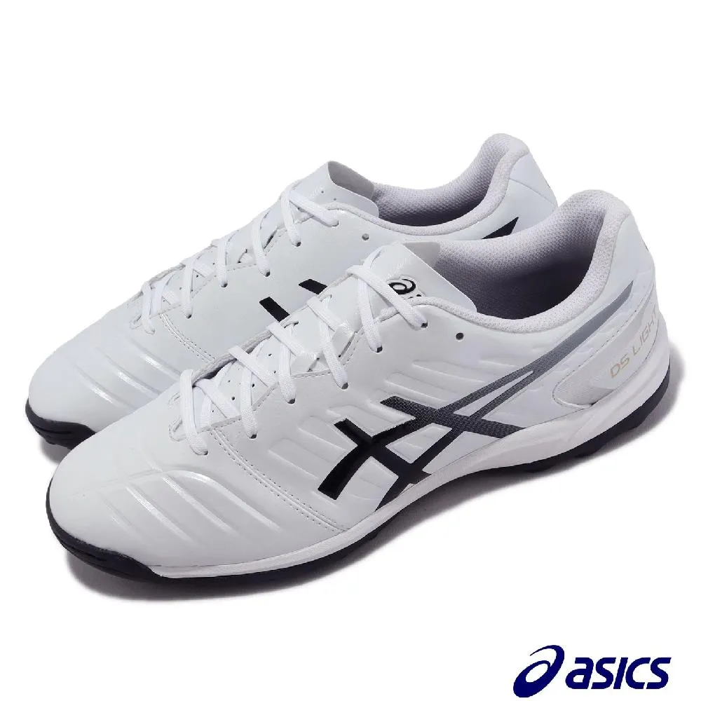 ASICS 足球鞋 DS Light 3 Jr 童鞋 白黑 草地專用 膠釘 運動鞋 【ACS】 1104A002103 歷史價格詳細信息