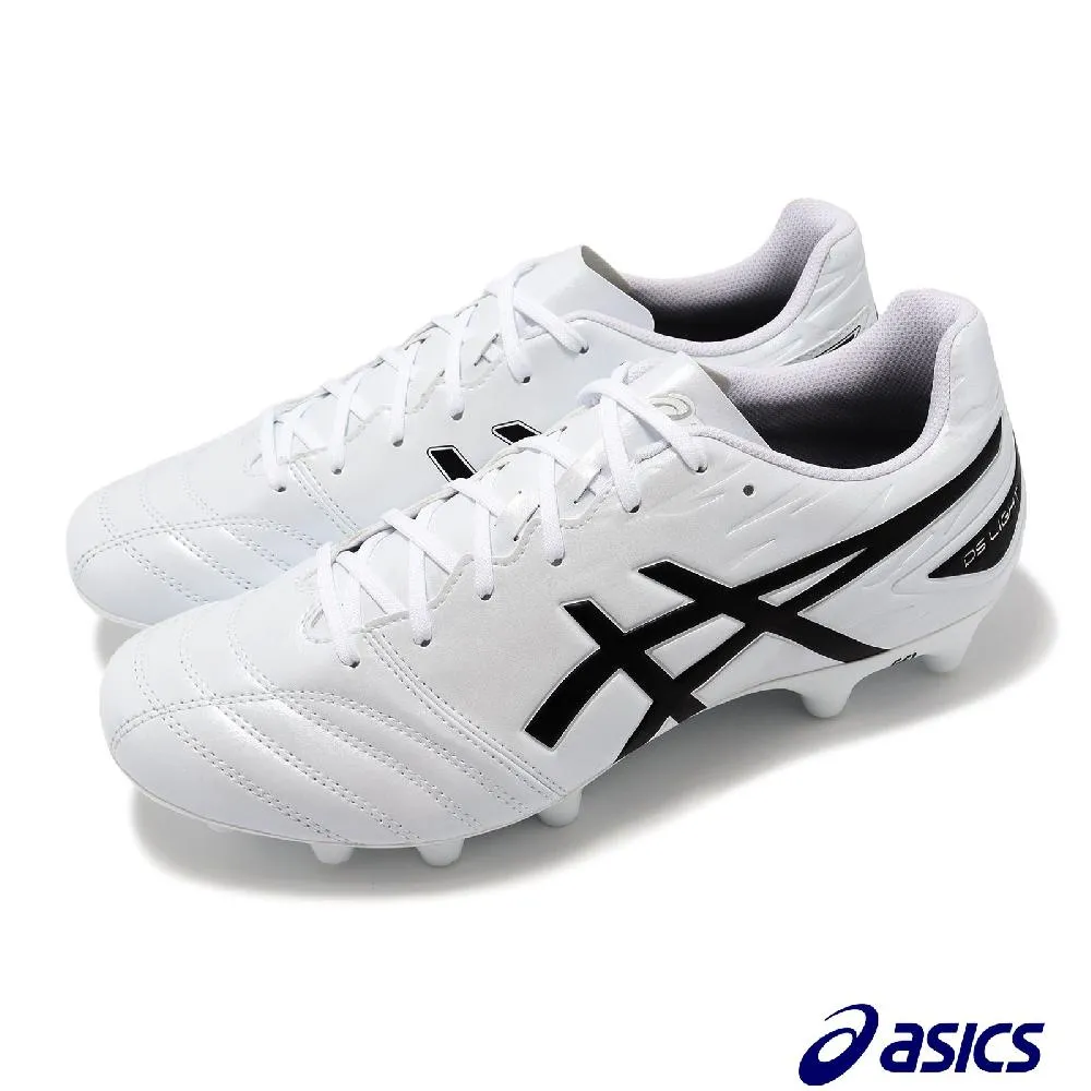 ASICS 足球鞋 DS Light 3 Jr 童鞋 白黑 草地專用 膠釘 運動鞋 【ACS】 1104A002103 歷史價格詳細信息